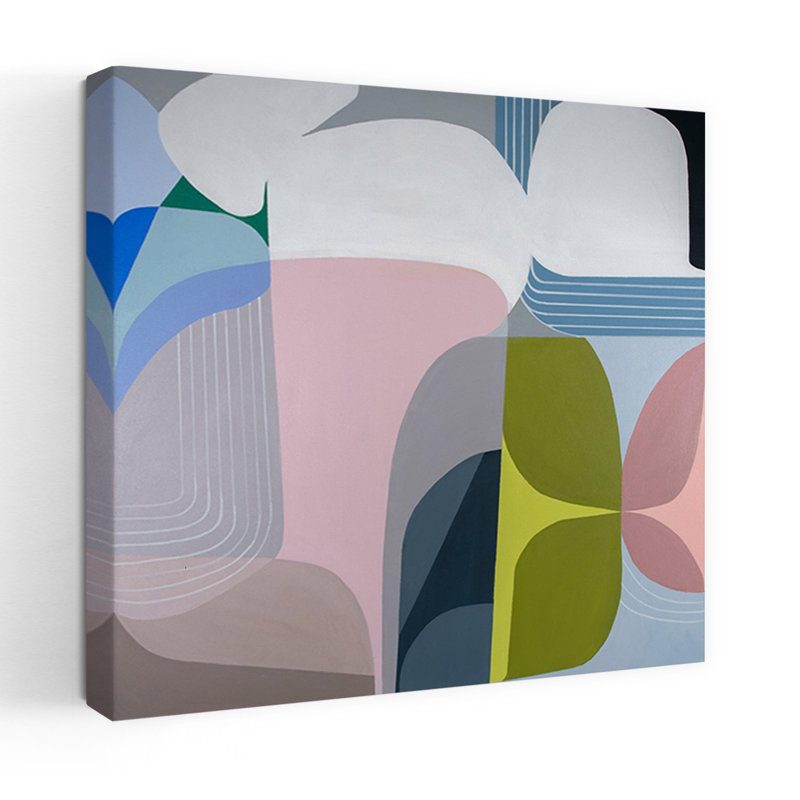 Skyway Abstract Art contemporain, H 32 po x l 32 po