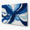«Lyrical Abstraction 38», art mural en métal bleu