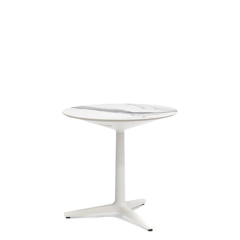Multiplo Stone Coffee Table, White Marble