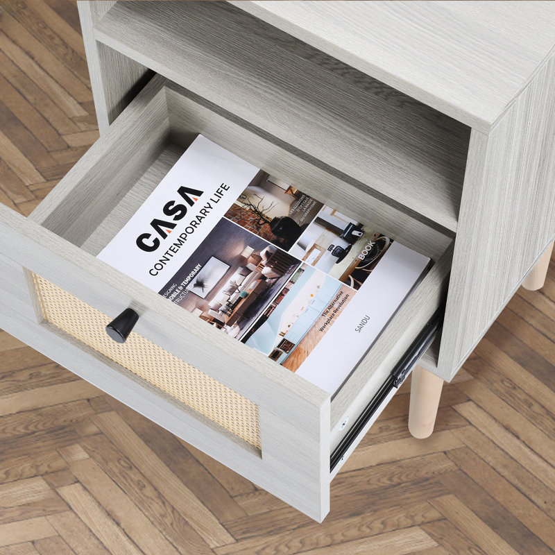 Aaysha End Table with Storage