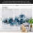 Abstract Wallpaper Wall Mural - Modern Blue Wave-269871883