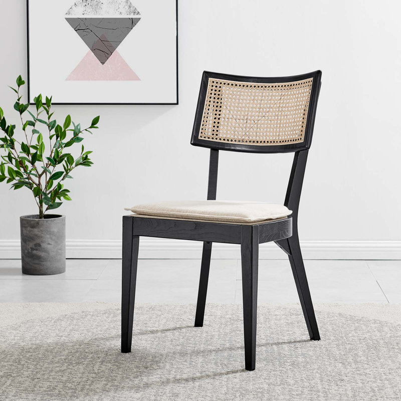 Modway Caledonia Wood Dining Chair, Beige