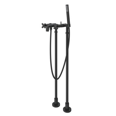 Lombardia Floor Mount Tub Filler