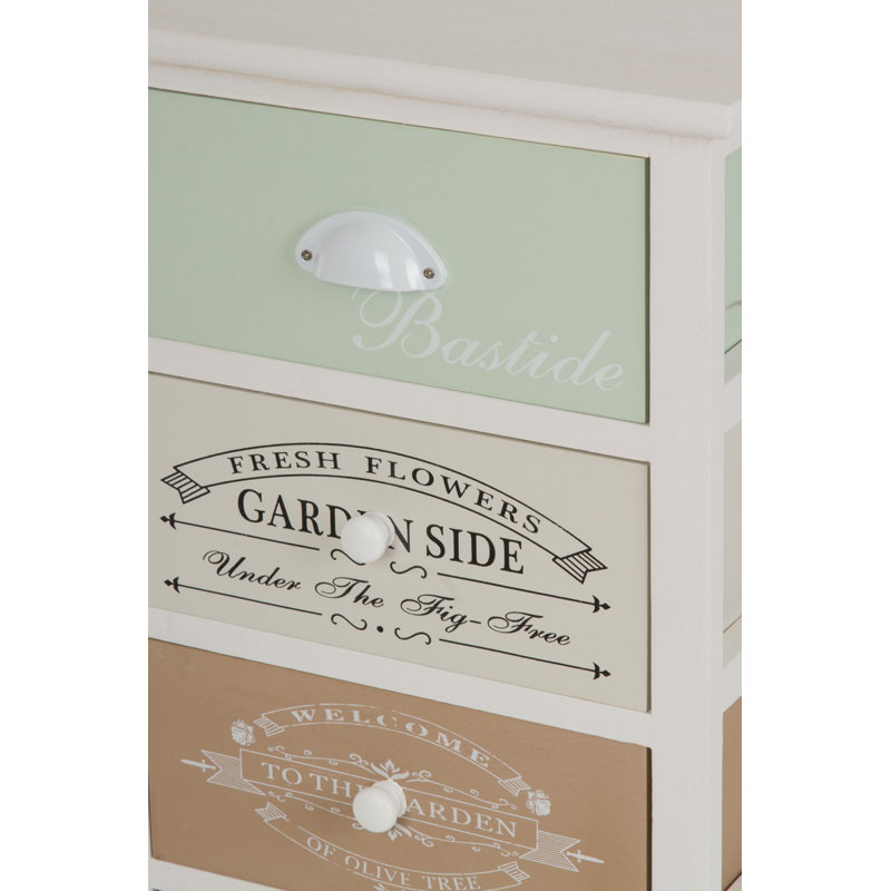 Milian Solid Wood 38cm W 4 - Drawer Chest of Drawers