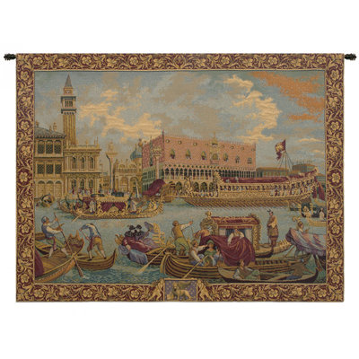 Italian Loom Woven Cotton Blend Wall Hanging