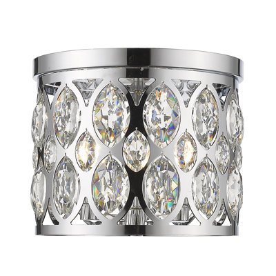 Delphina Crystal Flush Mount