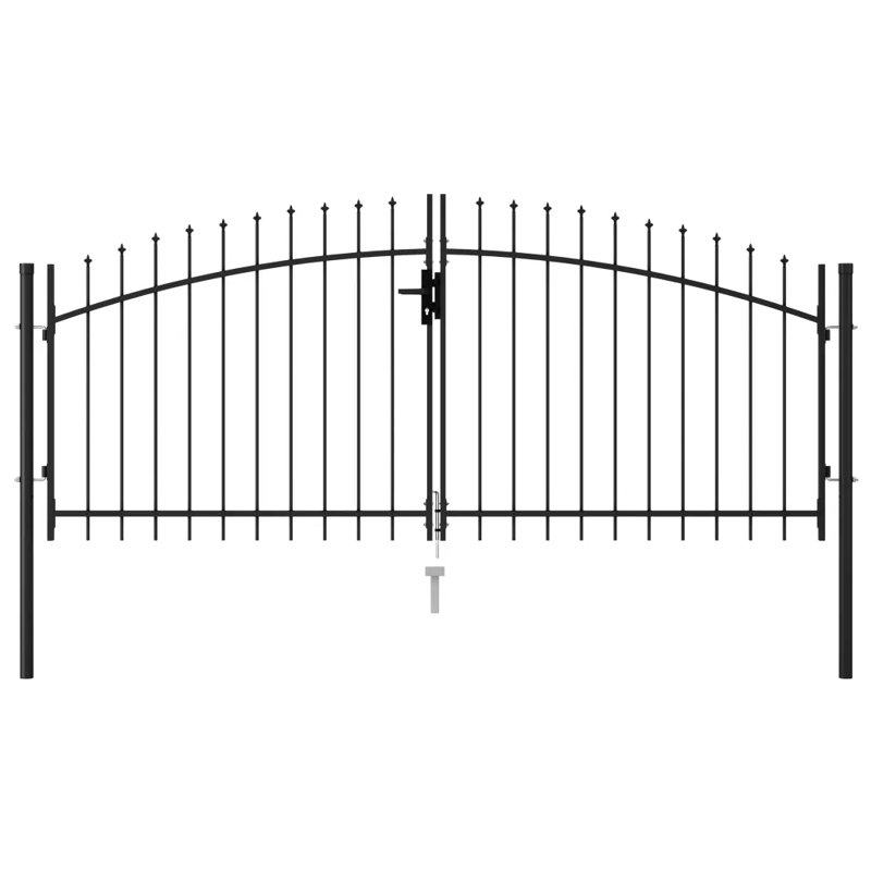 Autberry 175.26 cm H x 299.72 cm W Gate Fencing