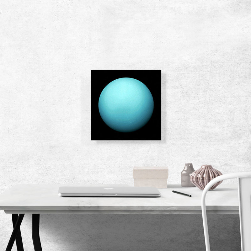 Planète Uranus, septième planète, impression sur toile tendue, H 12 po x l 12 po x P 0,75 po