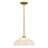 Whitecap 1-Light Brushed Gold Pendant Light