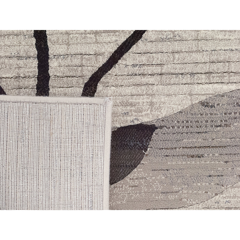 Makiver Floral Indoor Rug, Rectangle 5'3" x 7'7"