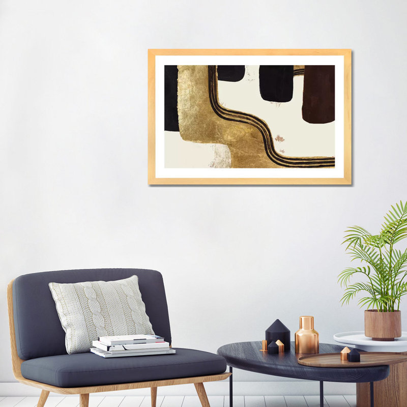 « Retro Safari » par Patricia Pinto-impression, Toile avec cadre en bois beige, Blanc, H 32 po x l 24 po x P 1 po