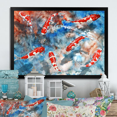 " Chinoiserie Koi Carps II "