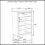 Commode 5 tiroirs Gregory