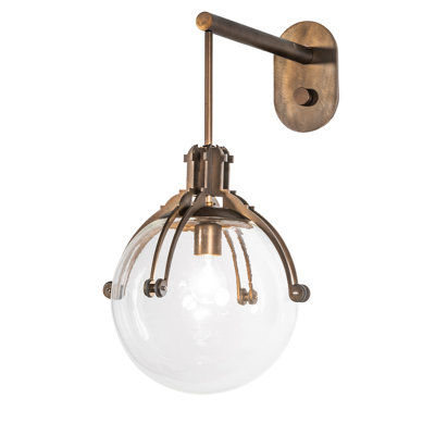 14.5" Wide Bola Bretelle Wall Sconce