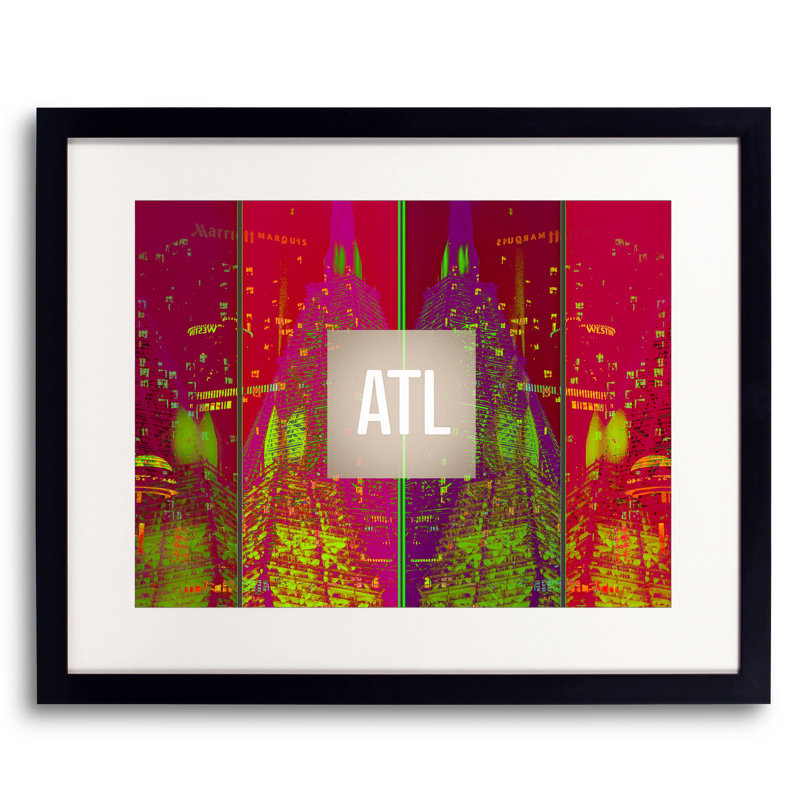 Welcome To Atlanta Print by Kevin Quinn, 24" H x 32" W