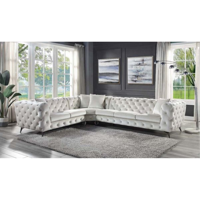 Canapé modulaire réversible de 133 po de large Atronia