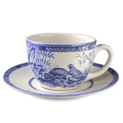 Walburg Earthenware Teacup and Saucer