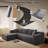 Nathasa 2 - Piece No Assembly Required Compression Sectional, Free Combination Upholstery Boneless Sofa with L-Shape Chaise, Deep Seat Modular Couch for Living Room Bedroom-1212231129-1227682376