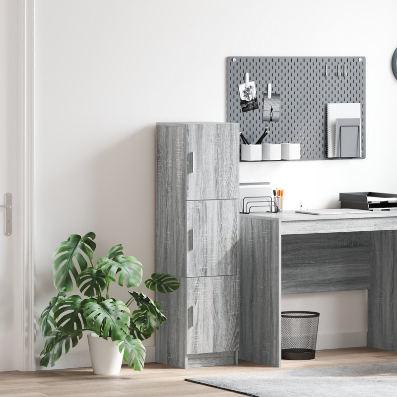 Highboard, Grey Sonoma