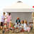 10x10 ft Instant Pop-Up Canopy with Removable Sidewalls, Portable Outdoor Tent with One-Push Setup, Waterproof Sun Shade for Party, Wedding, Backyard, Garden-125536405-125536402