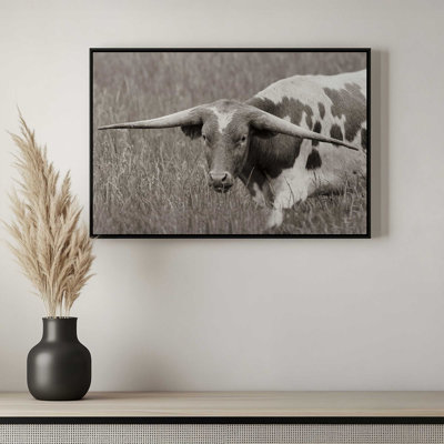 «Rainy Pasture I BW» par Nathan Larson, reproduction d'art