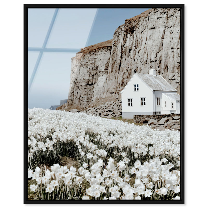 Coastal Homes II High-Gloss Frameless Acrylic Glass Wall Art Landscape & Nature Print by Oliver Gal, Ready to Hang, 16 x 20