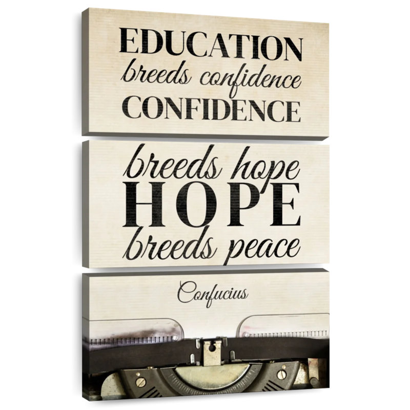 Citation de Tergel Confucian Sagesse, H 32 po x l 20 po