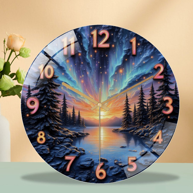 Horloge murale horloge murale 12 po Lake Aurora