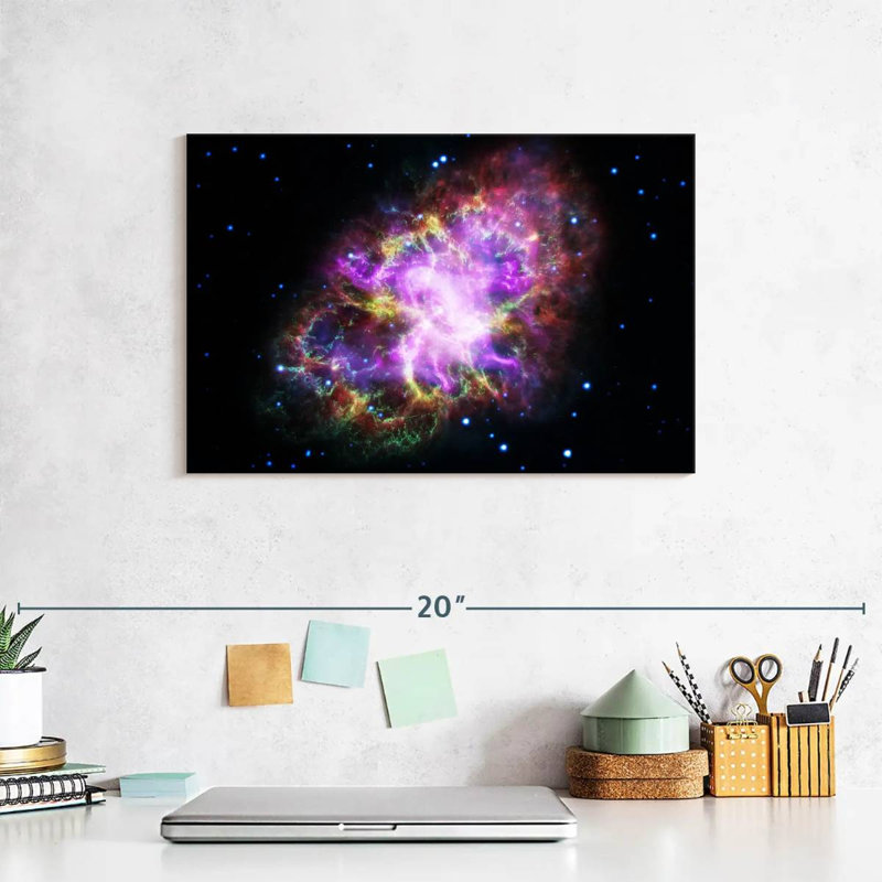 Oberle Sparkling Crab Nebula, 8" H x 12" W