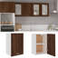 Armoire suspendue vidaXL Lyon chêne fumé 39,5x31x60 cm-870658245-870658350