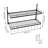 26 Inch Wall Mounted Hanging Pot Rack with 10 Hooks