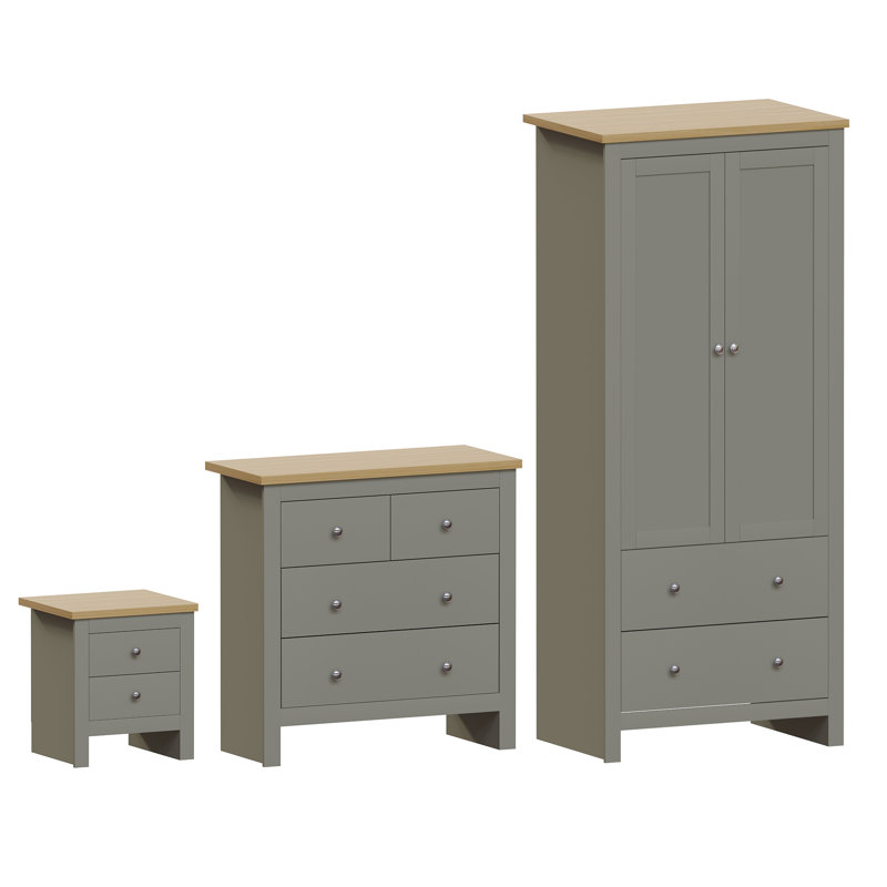 Bullen Piece Bedroom Set, Grey