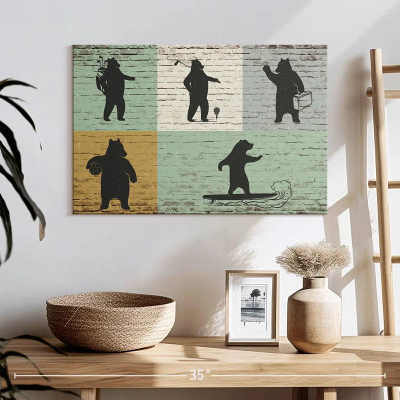 Impression sur toile à thème sport, H 16 po x l 24 po x P 1,25 po