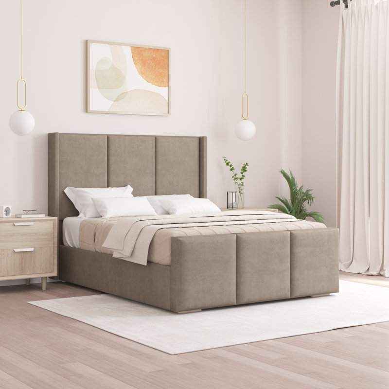 Berlin Bed Frame, Coffee, Super King (6')