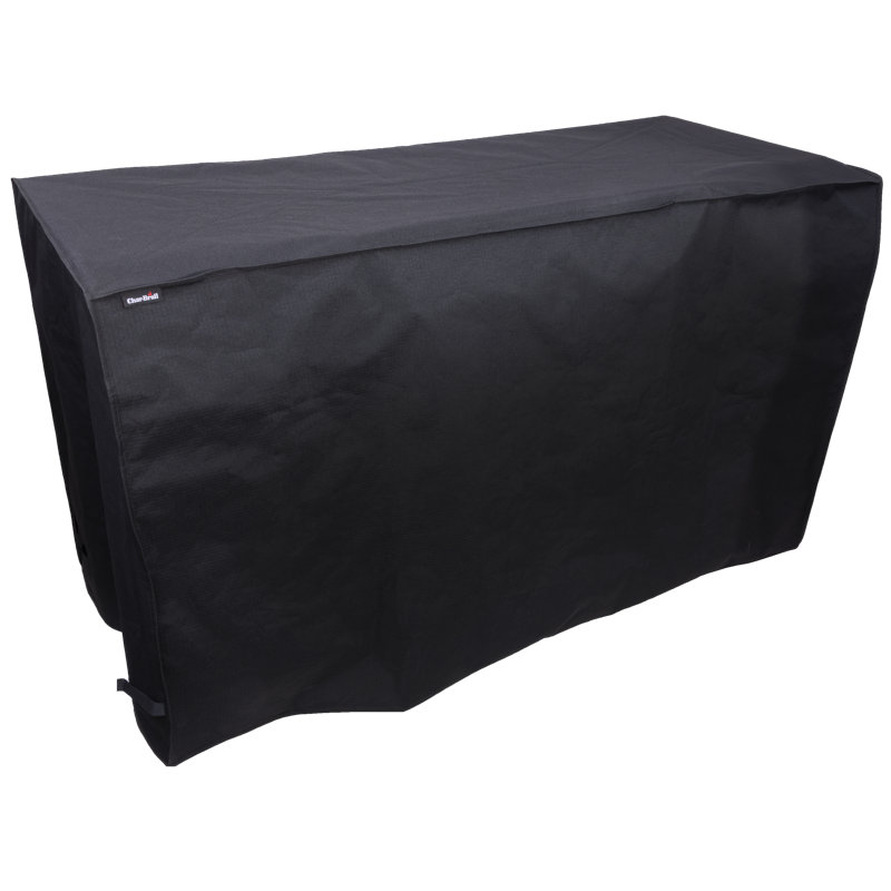 Charbroil Black Heavy-Duty Grill Cover with Hook and Loop Closure