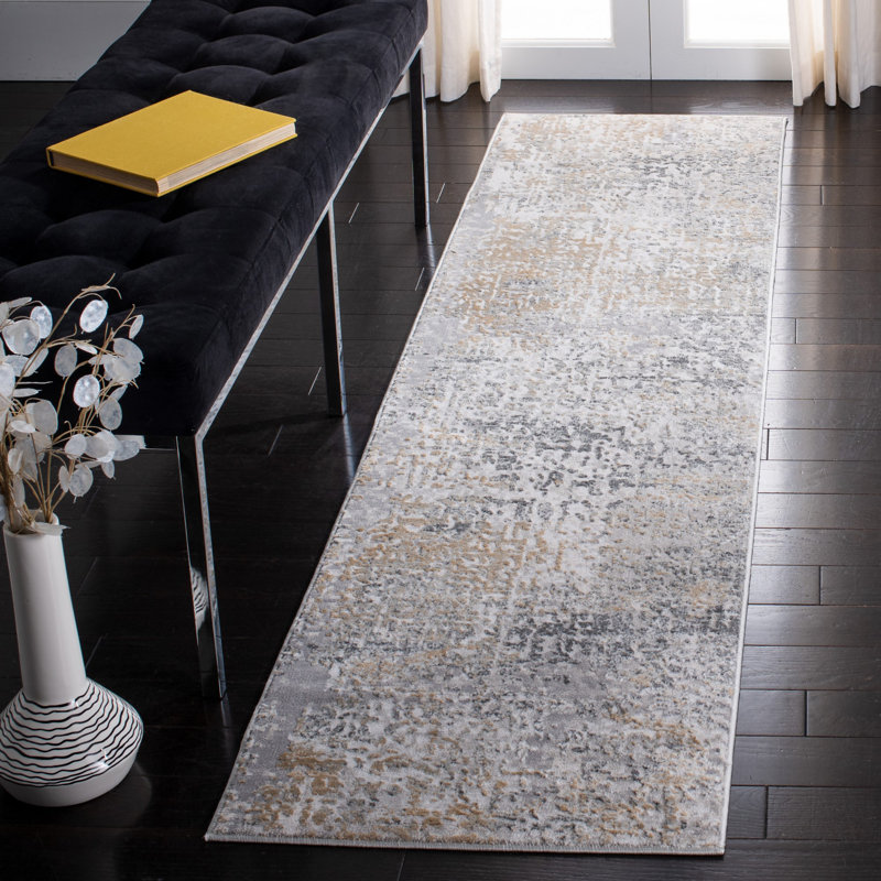 Edna Performance Abstract Rug, Runner 2' x 8'