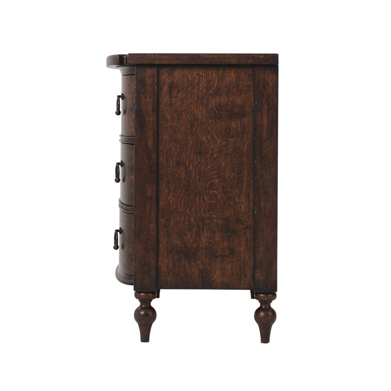 Althorp - Commode pour bistro 3 tiroirs Victory Oak - brun