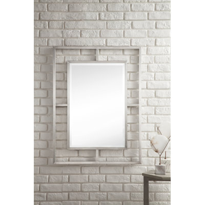 Boston Stainless Steel Rectangle Wall Mirror