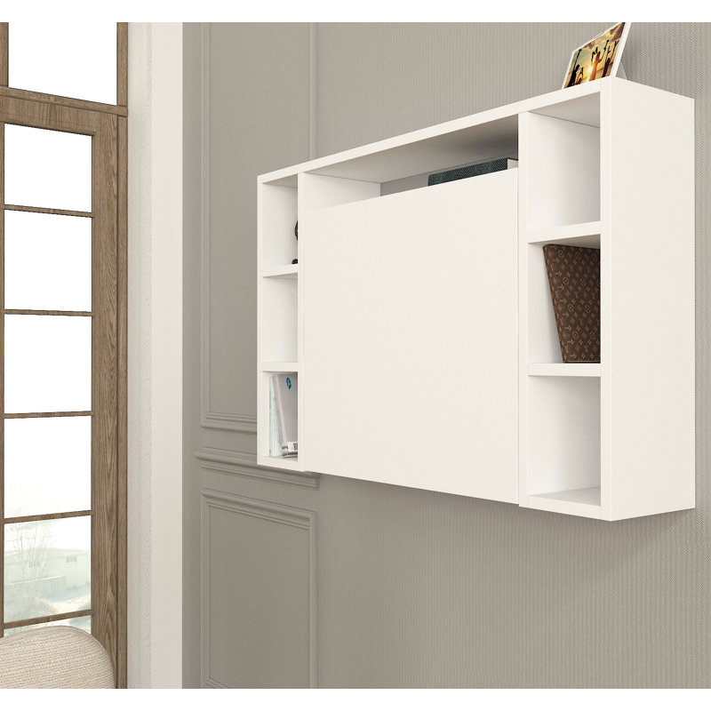 Jaimyn Writing Desk, White/White