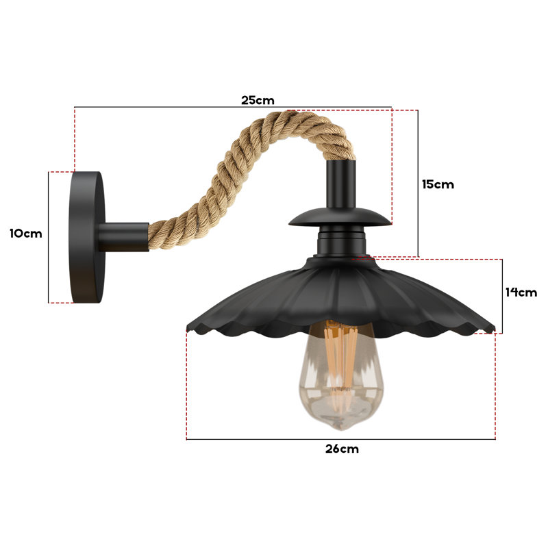 Mairead Armed Sconce, No