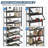     4-Tier Display Cabinet With Flip Up Door, Curio Cabinet Collection Storage Organizer Showcase Bookcase-512158867