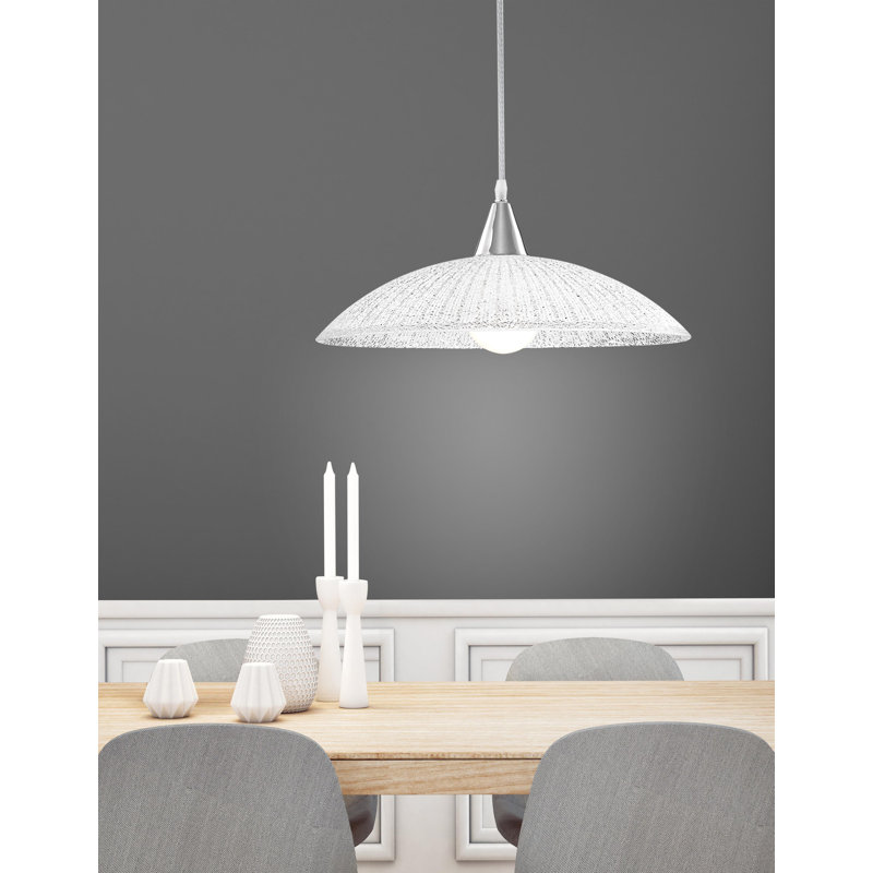 Shell 1 - Light Chrome Dome Pendant