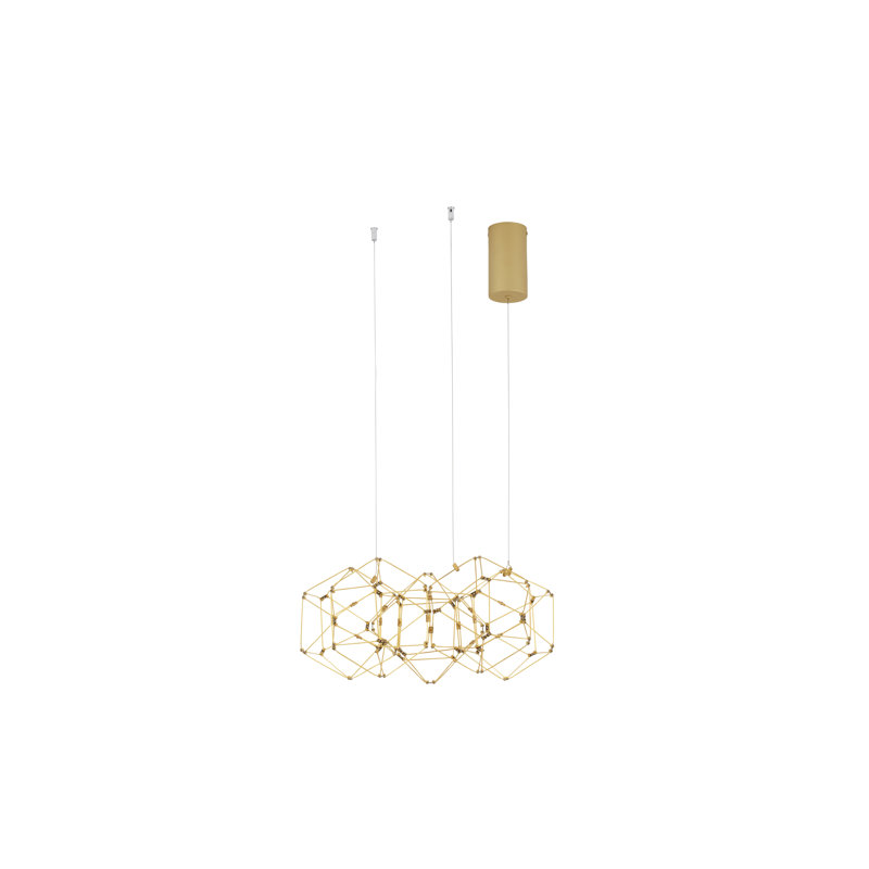 60 - Light Geometric LED Chandelier