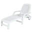 Chaise longue d'extérieur réglable à roulettes Mistry-951083318