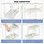 Tablette pour lavabo, 1 paquet, blanc-344869722