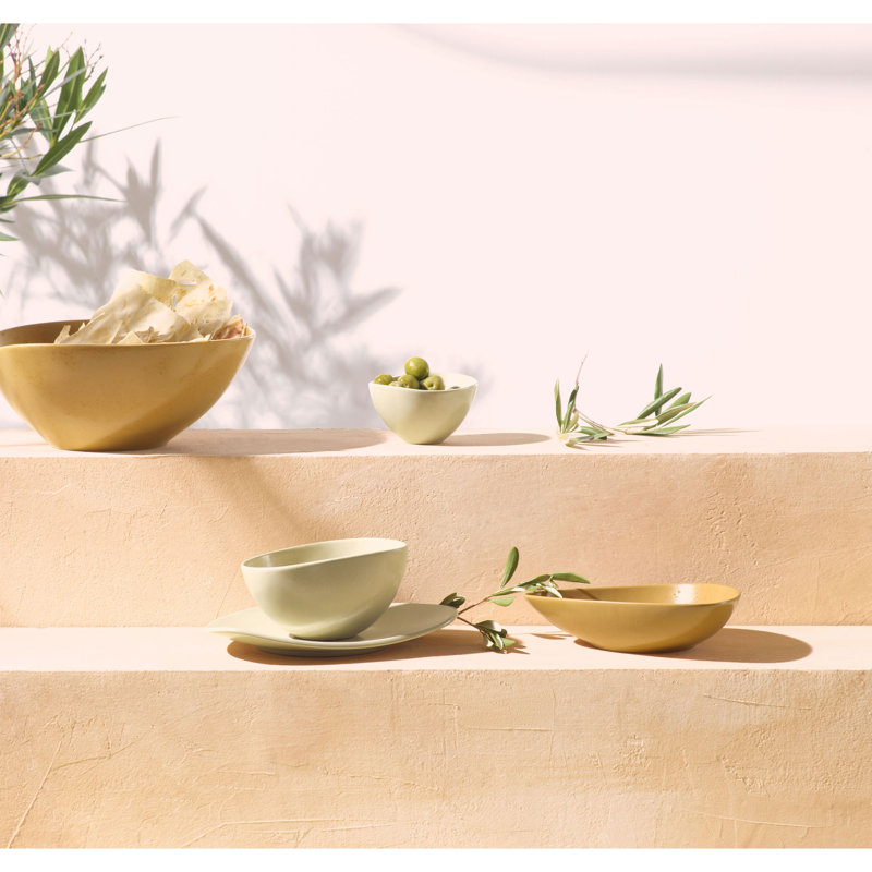ASA Selection Cuba Ocra Bread Plate, Beige