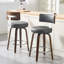 Tabouret de bar et de comptoir pivotant rembourré-1118633826-1118633827