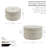 Gennero 18.11" W Round Fabric Storage Ottoman-717219007