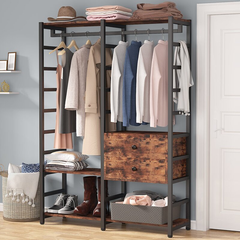 17 Stories Ruya 47.24'' Closet System & Reviews | Wayfair