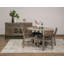 Chaise d'appoint Giric en brun